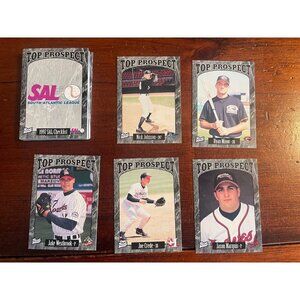 1997 SOUTH ATLANTIC LEAGUE TOP PROSPECT SET-Johnson, Westbrook, Crede, Marquis